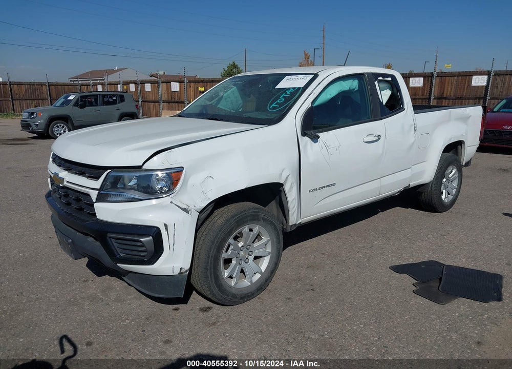 2022 CHEVROLET COLORADO 2WD LONG BOX LT VIN: 1GCHSCEA5N1272691
