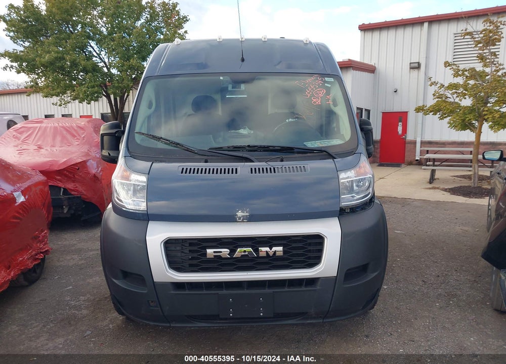 2019 RAM PROMASTER 3500 CARGO VAN HIGH ROOF 159 WB EXT VIN: 3C6URVJG2KE548857