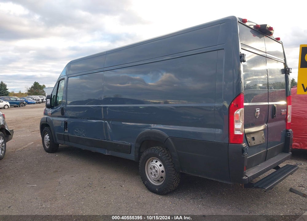 2019 RAM PROMASTER 3500 CARGO VAN HIGH ROOF 159 WB EXT VIN: 3C6URVJG2KE548857