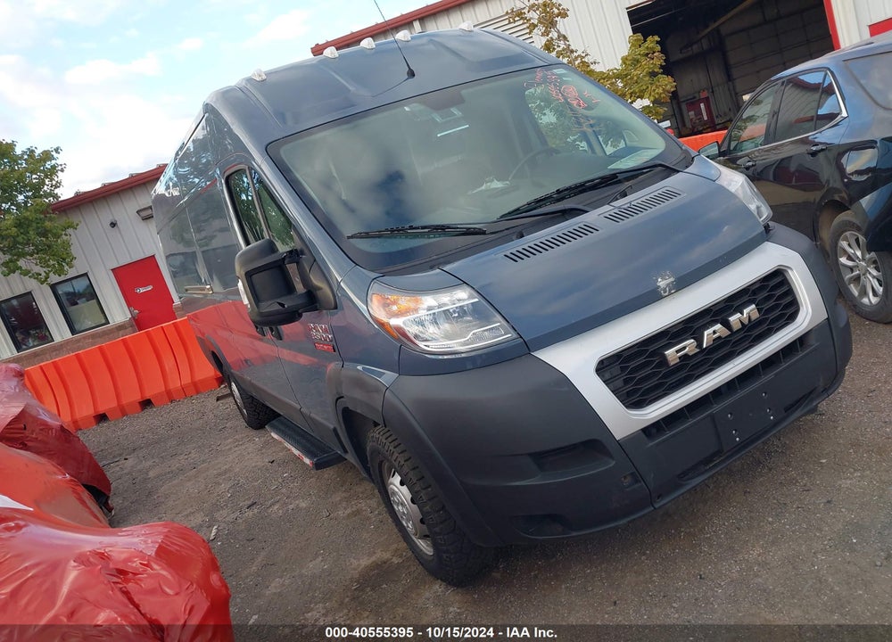 2019 RAM PROMASTER 3500 CARGO VAN HIGH ROOF 159 WB EXT VIN: 3C6URVJG2KE548857
