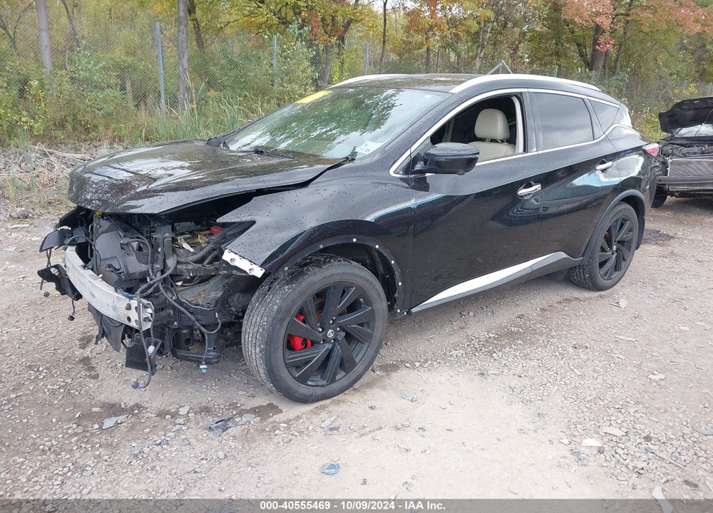 2018 NISSAN MURANO PLATINUM VIN: 5N1AZ2MG6JN154113