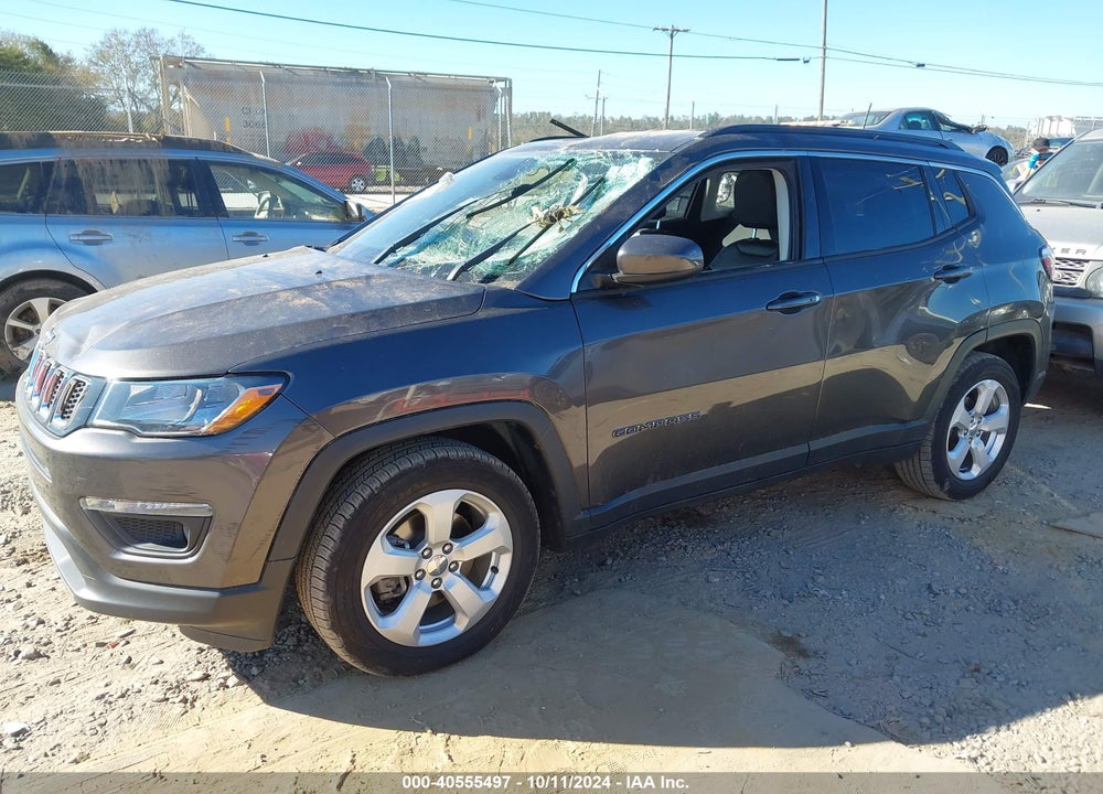 2019 JEEP COMPASS LATITUDE FWD VIN: 3C4NJCBB0KT851255