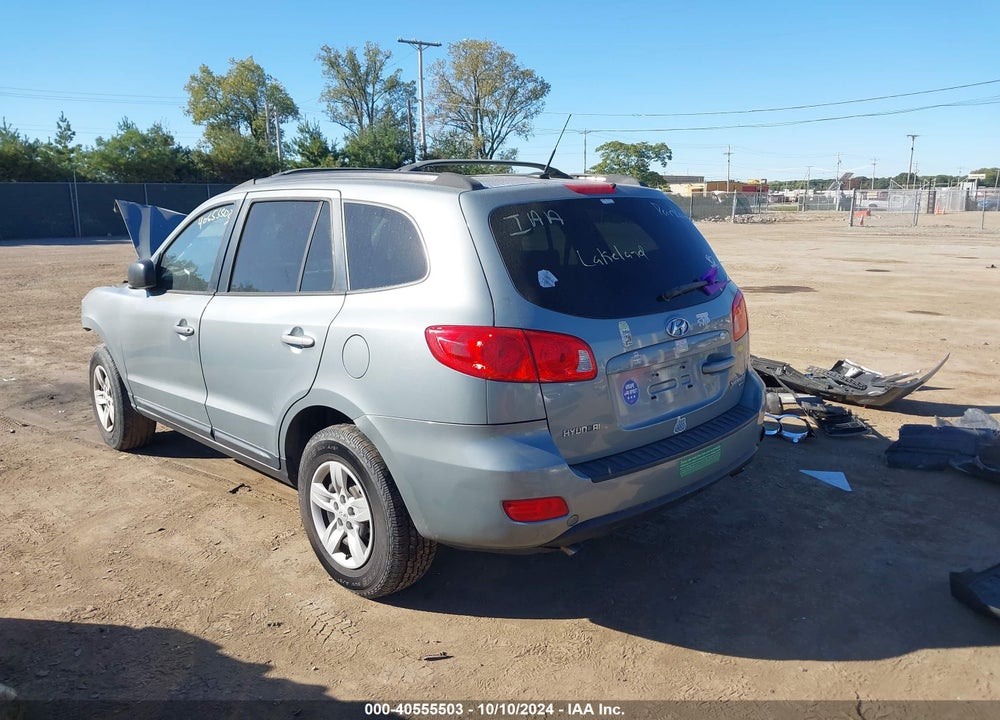 2009 HYUNDAI SANTA FE GLS VIN: 5NMSG73D29H230924