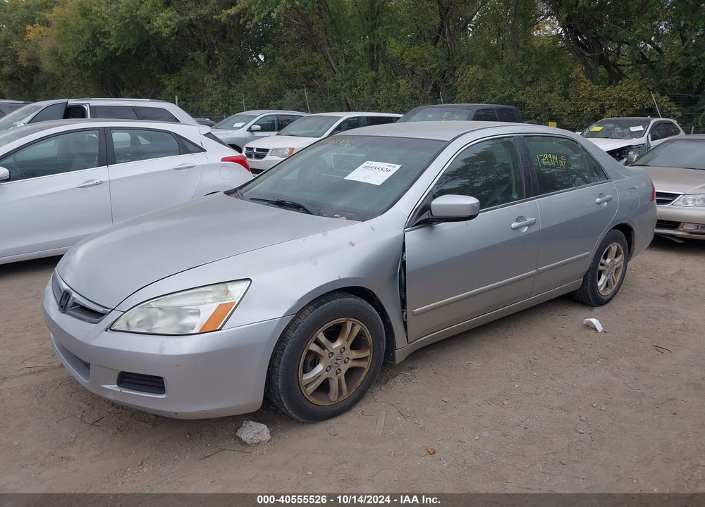 2007 HONDA ACCORD 2.4 SE VIN: 1HGCM56367A095105