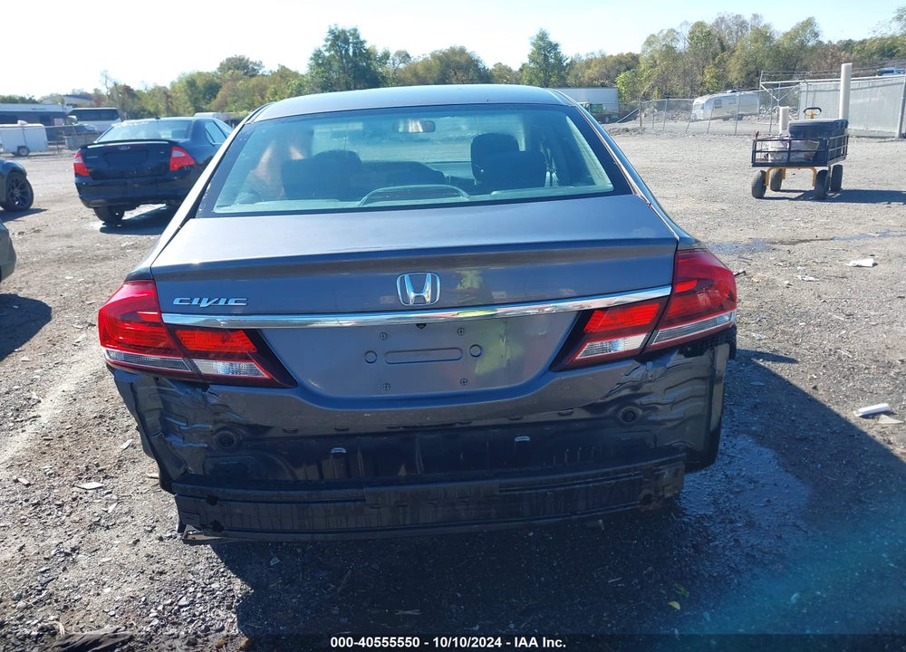2015 HONDA CIVIC SE VIN: 19XFB2F73FE023535