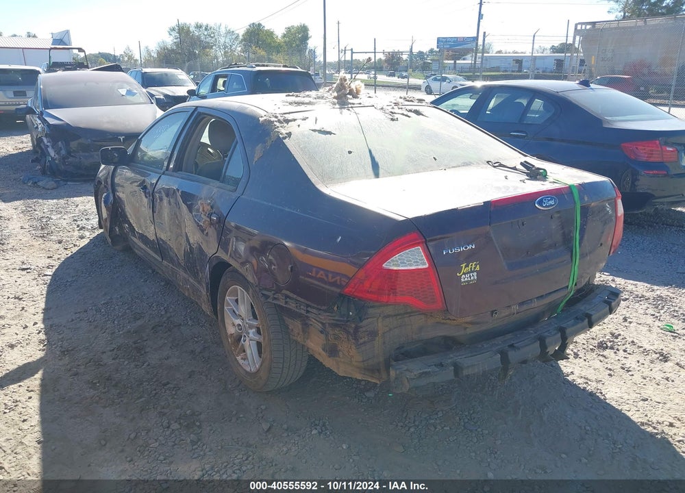 2011 FORD FUSION S VIN: 3FAHP0GA6BR226680