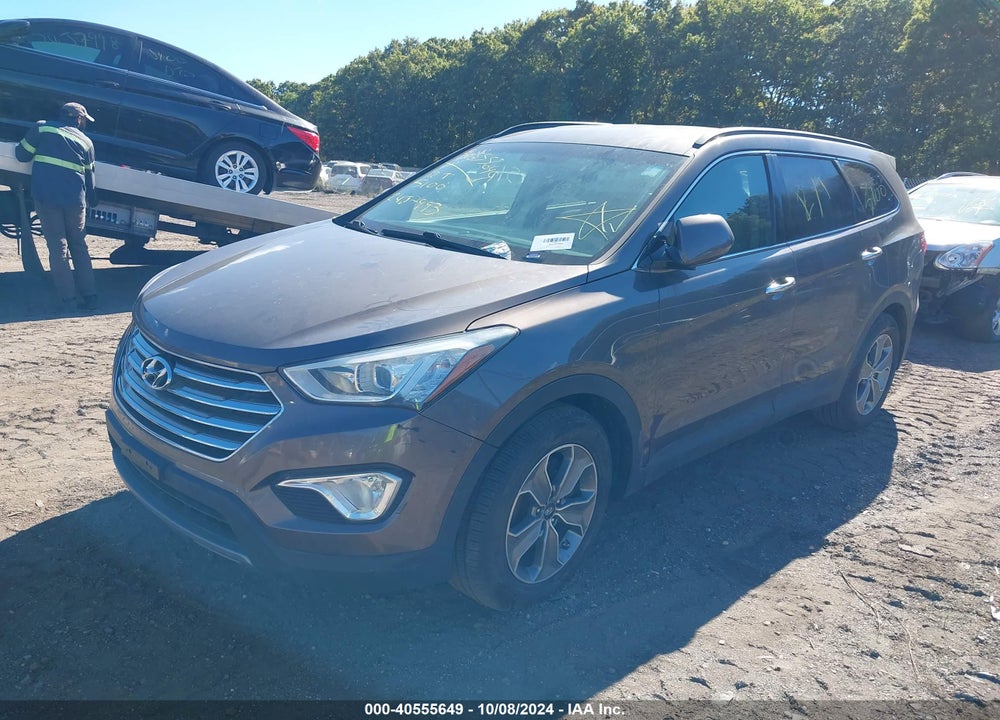 2014 HYUNDAI SANTA FE GLS VIN: KM8SMDHF8EU049200