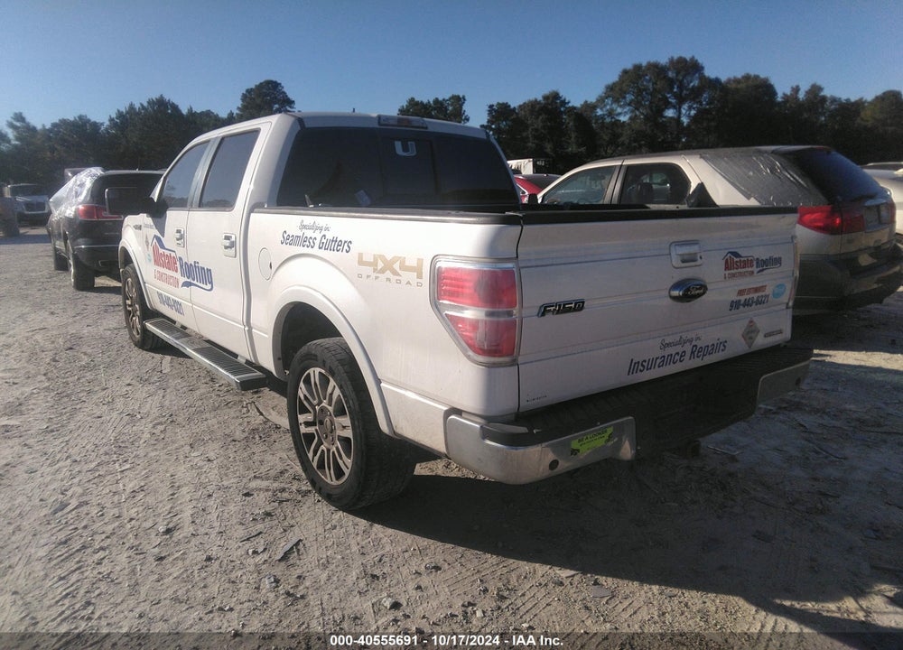 2012 FORD F-150 LARIAT VIN: 1FTFW1EF0CFA70627