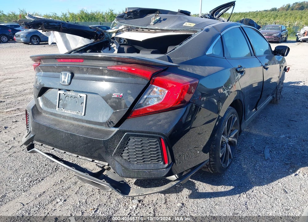 2018 HONDA CIVIC SI VIN: 2HGFC1E51JH706064