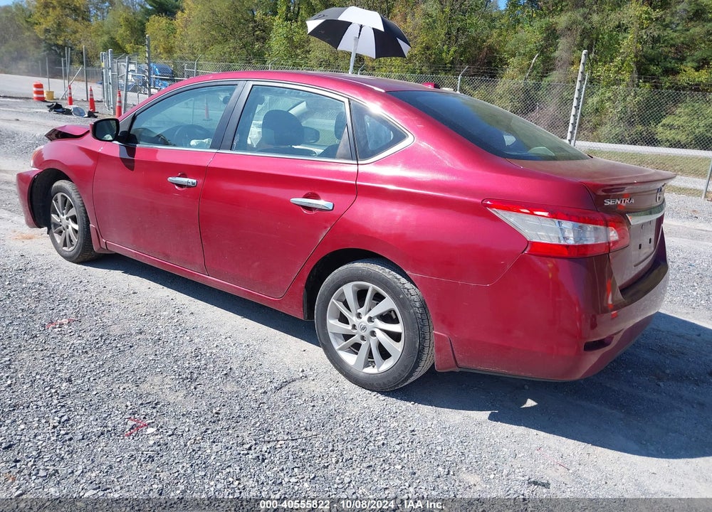 2015 NISSAN SENTRA SV VIN: 3N1AB7AP5FY296069