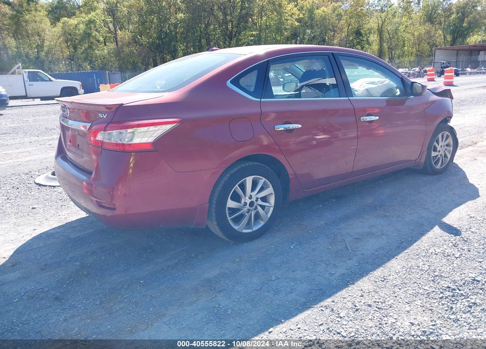 2015 NISSAN SENTRA SV VIN: 3N1AB7AP5FY296069