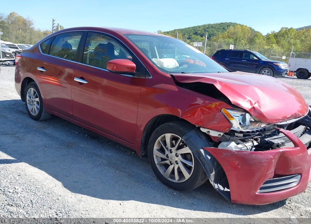 2015 NISSAN SENTRA SV VIN: 3N1AB7AP5FY296069