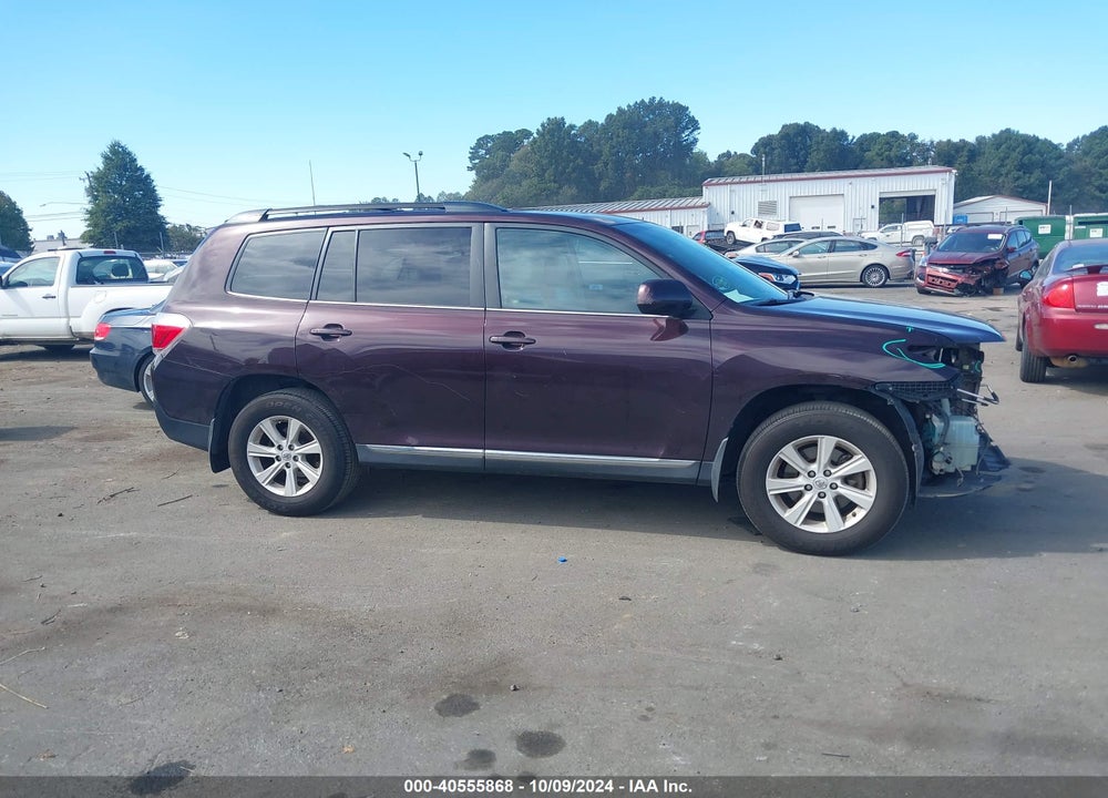 2013 TOYOTA HIGHLANDER SE V6 VIN: 5TDBK3EH7DS269831