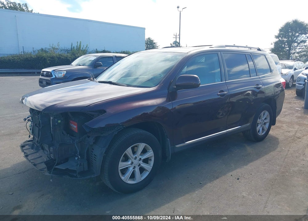 2013 TOYOTA HIGHLANDER SE V6 VIN: 5TDBK3EH7DS269831