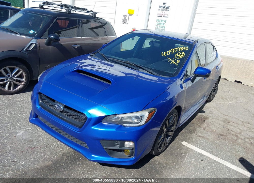 2016 SUBARU WRX LIMITED VIN: JF1VA1L6XG9807629