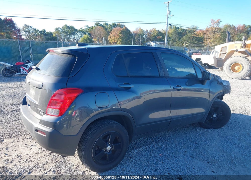 2016 CHEVROLET TRAX 1LS VIN: 3GNCJNSB9GL272198