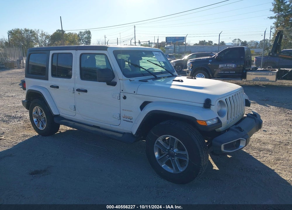 2021 JEEP WRANGLER UNLIMITED SAHARA 4X4 VIN: 1C4HJXEN0MW815489