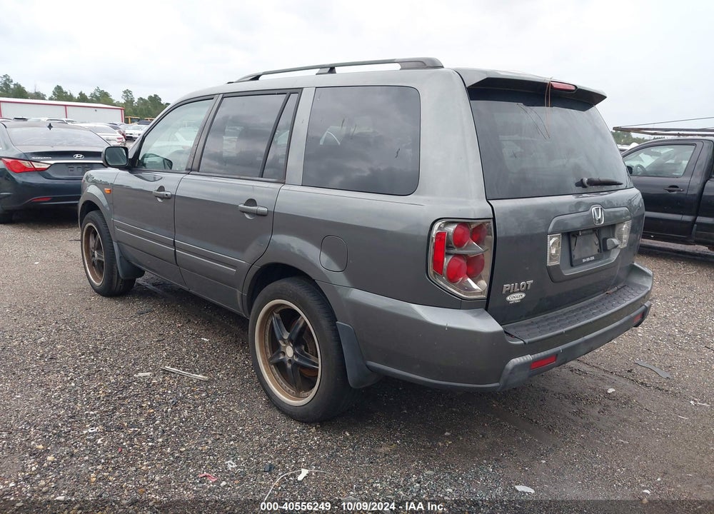 2007 HONDA PILOT EX-L VIN: 5FNYF28727B003010