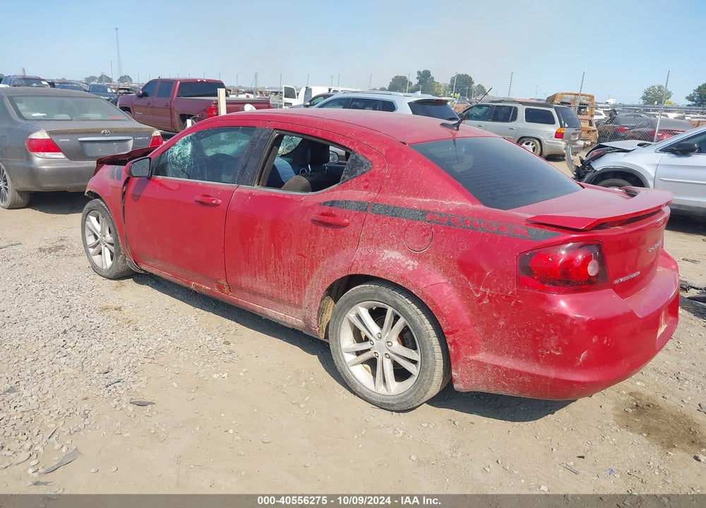 2011 DODGE AVENGER MAINSTREET VIN: 1B3BD1FG3BN508932