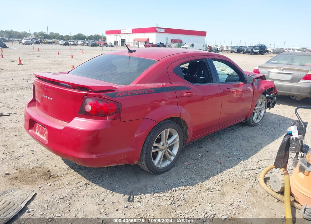 2011 DODGE AVENGER MAINSTREET VIN: 1B3BD1FG3BN508932