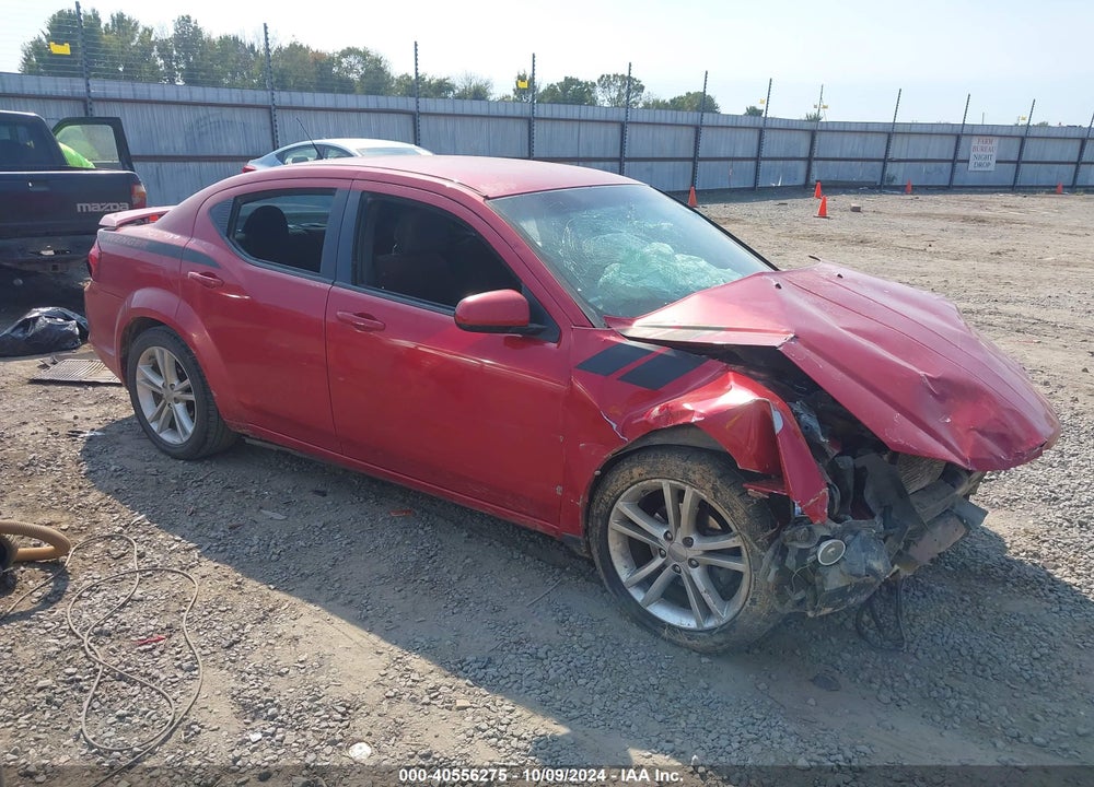 2011 DODGE AVENGER MAINSTREET VIN: 1B3BD1FG3BN508932