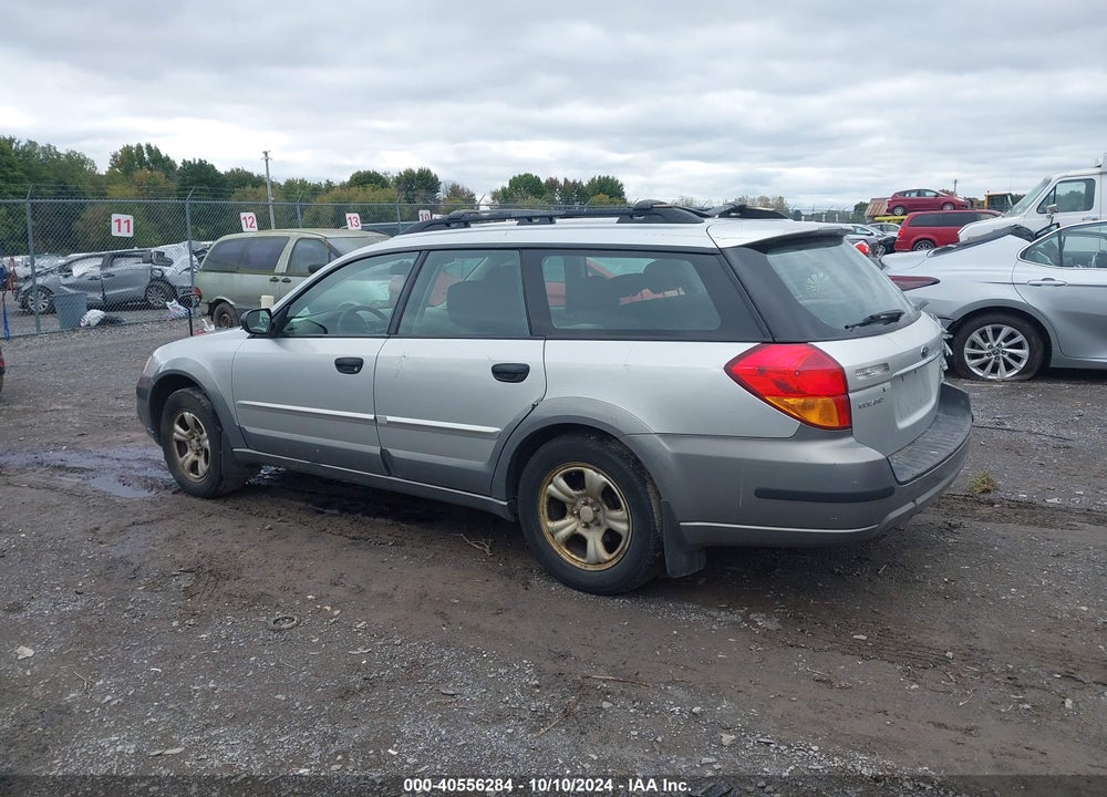 2007 SUBARU OUTBACK 2.5I BASIC VIN: 4S4BP61C677328004