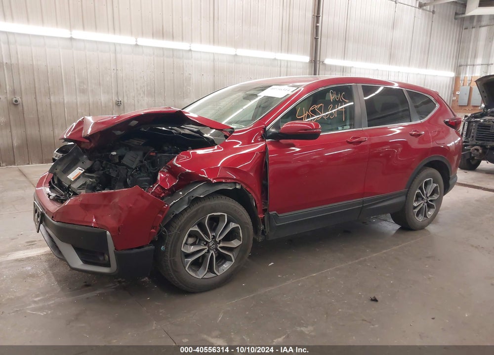 2022 HONDA CR-V AWD EX VIN: 2HKRW2H52NH606623