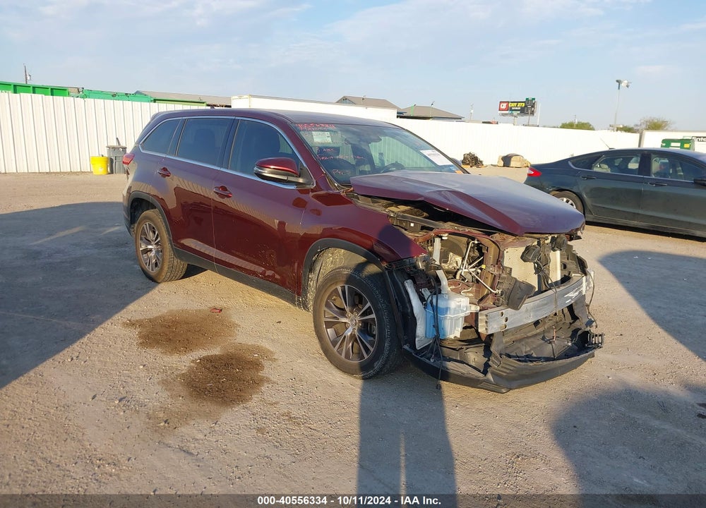 2019 TOYOTA HIGHLANDER LE PLUS VIN: 5TDZZRFH8KS337790