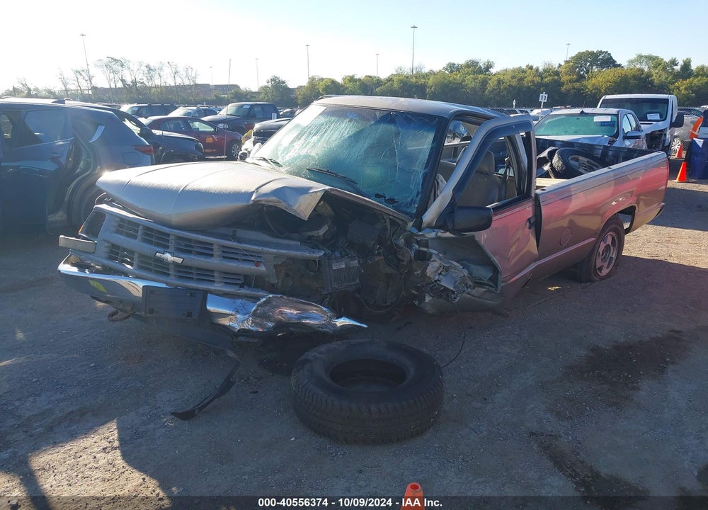 1998 CHEVROLET K1500 FLEETSIDE W/T VIN: 1GCEK14W0WZ204354