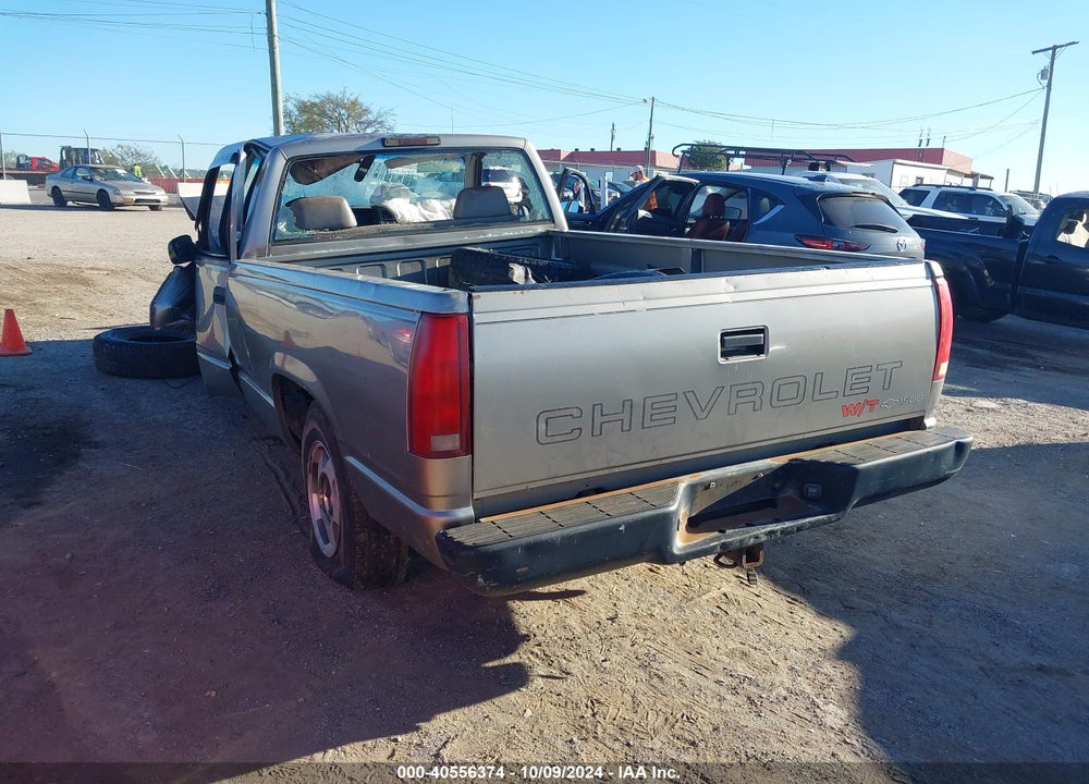 1998 CHEVROLET K1500 FLEETSIDE W/T VIN: 1GCEK14W0WZ204354