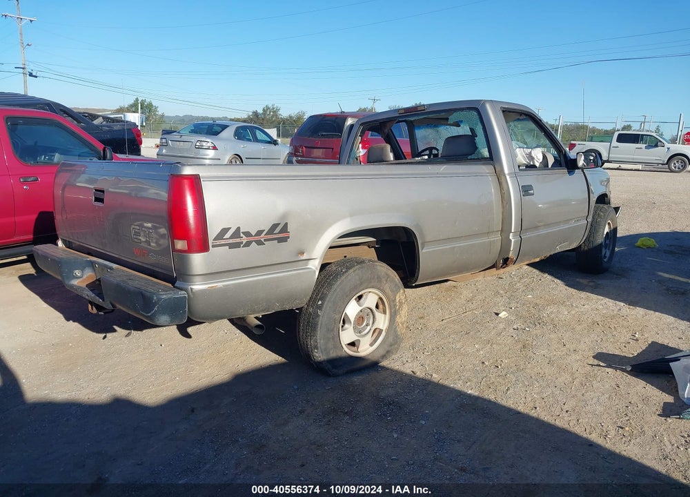 1998 CHEVROLET K1500 FLEETSIDE W/T VIN: 1GCEK14W0WZ204354