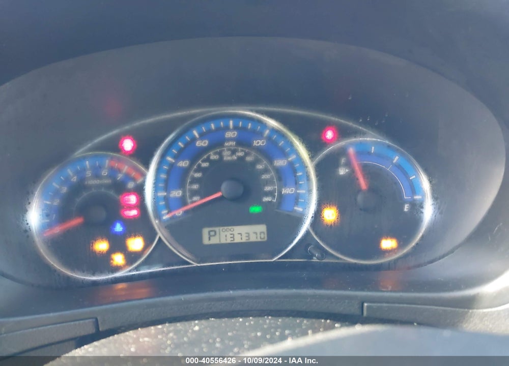 2009 SUBARU FORESTER 2.5X VIN: JF2SH63619H783107