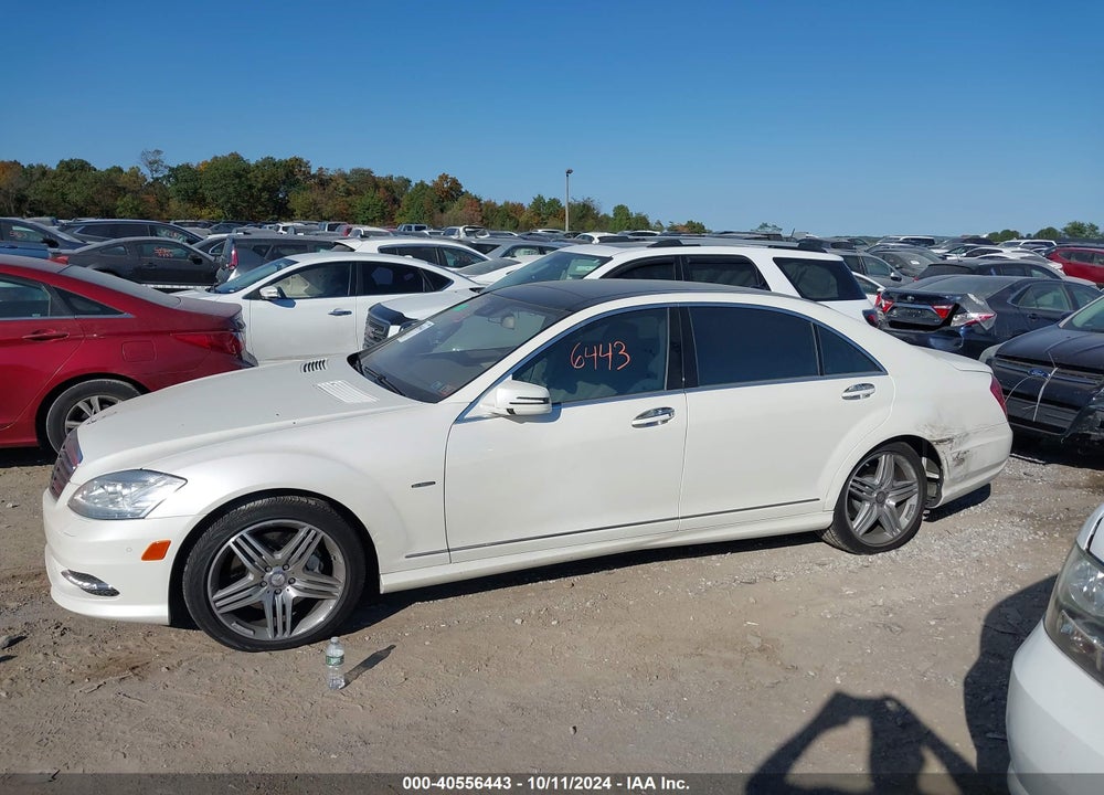2012 MERCEDES-BENZ S 550 4MATIC VIN: WDDNG9EB7CA438860