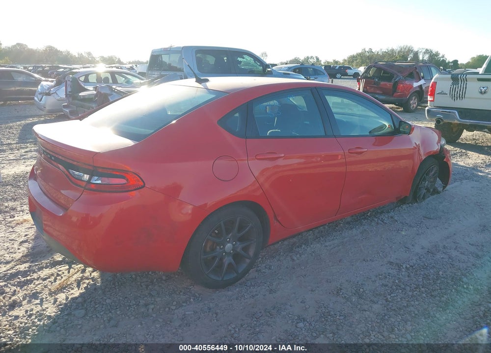 2016 DODGE DART SE VIN: 1C3CDFAA1GD767388