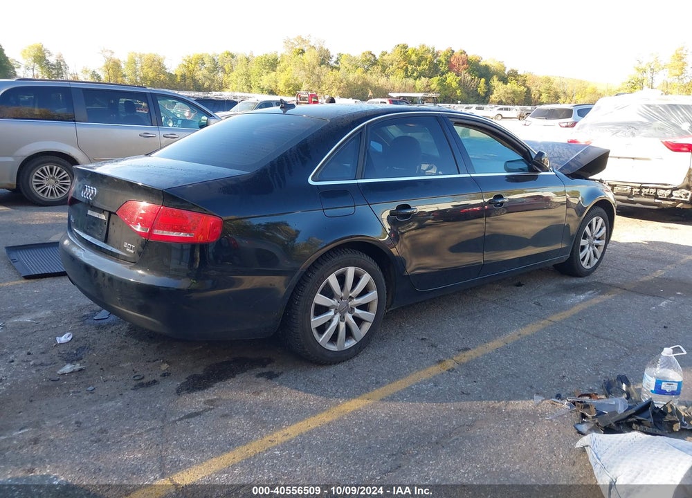 2012 AUDI A4 2.0T PREMIUM VIN: WAUBFAFL0CN011051