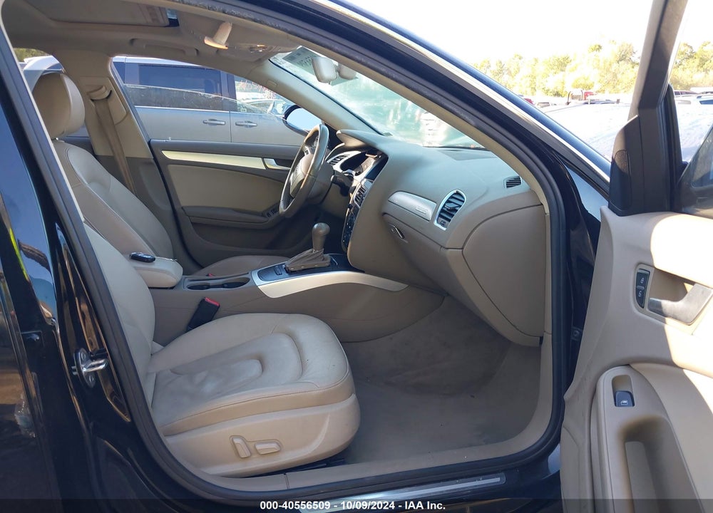 2012 AUDI A4 2.0T PREMIUM VIN: WAUBFAFL0CN011051