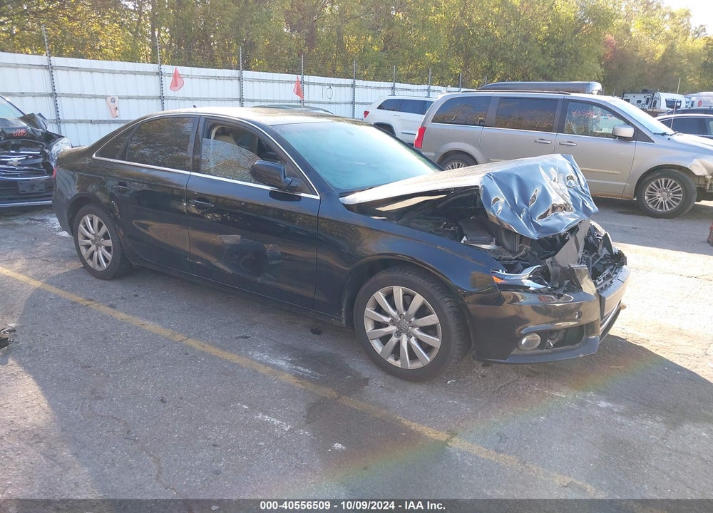 2012 AUDI A4 2.0T PREMIUM VIN: WAUBFAFL0CN011051