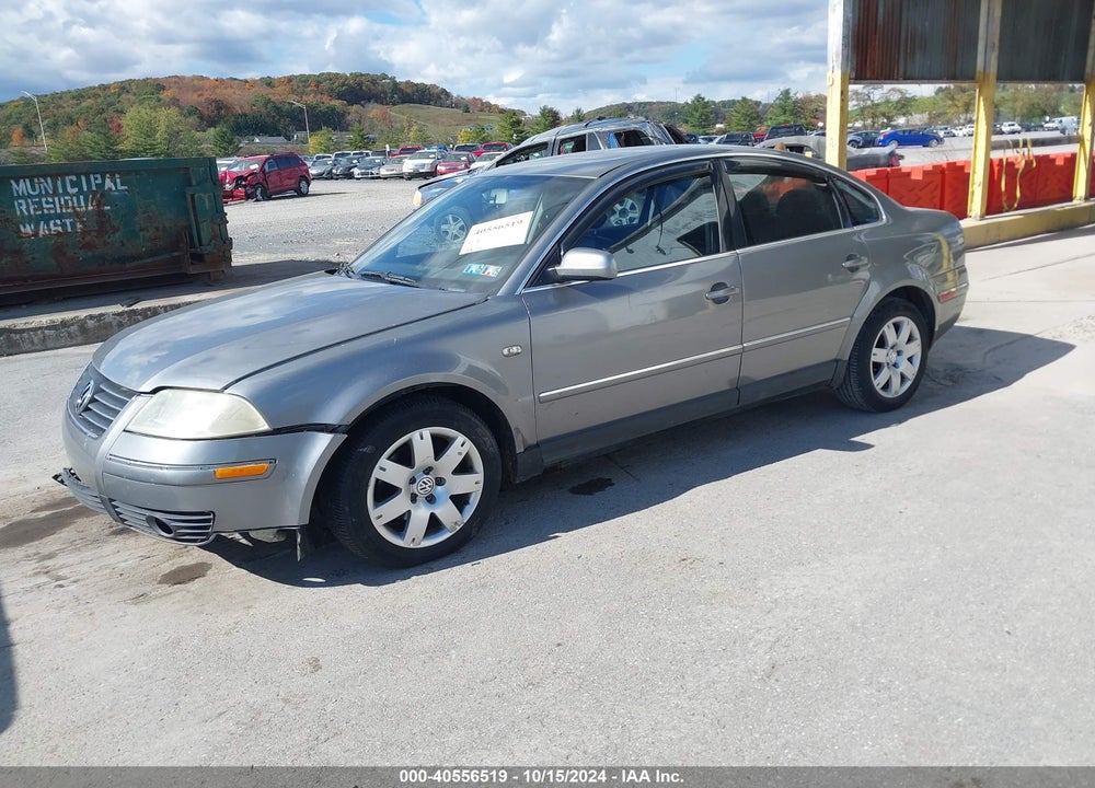 2003 VOLKSWAGEN PASSAT GLX VIN: WVWRH63B13P454964
