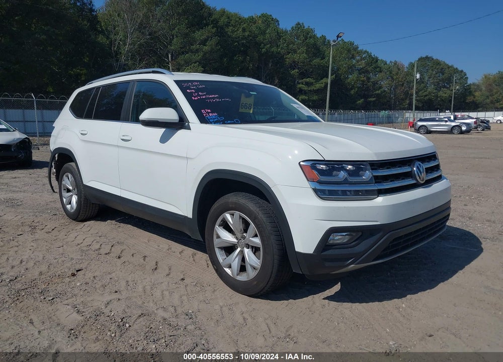 2018 VOLKSWAGEN ATLAS 3.6L V6 SE/3.6L V6 SE W/TECHNOLOGY VIN: 1V2DR2CA7JC521433