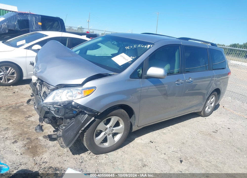 2013 TOYOTA SIENNA LE V6 8 PASSENGER VIN: 5TDKK3DCXDS316842