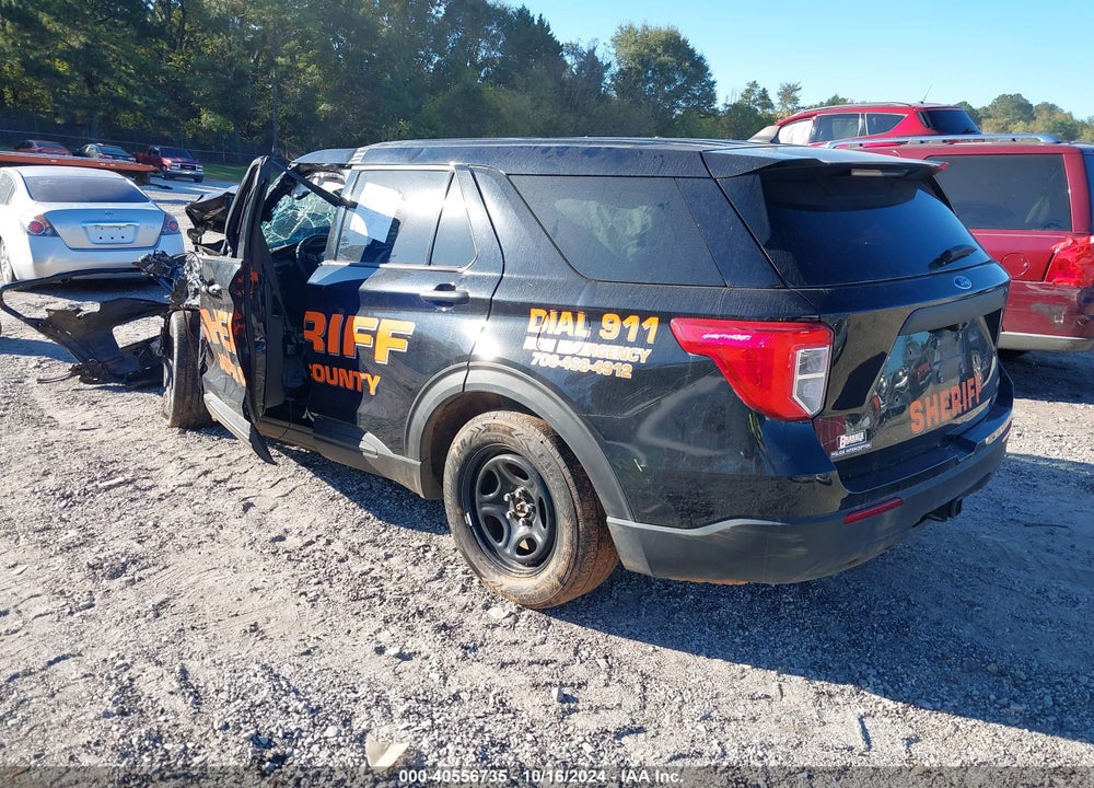 2022 FORD POLICE INTERCEPTOR UTILITY VIN: 1FM5K8AC7NGB17625
