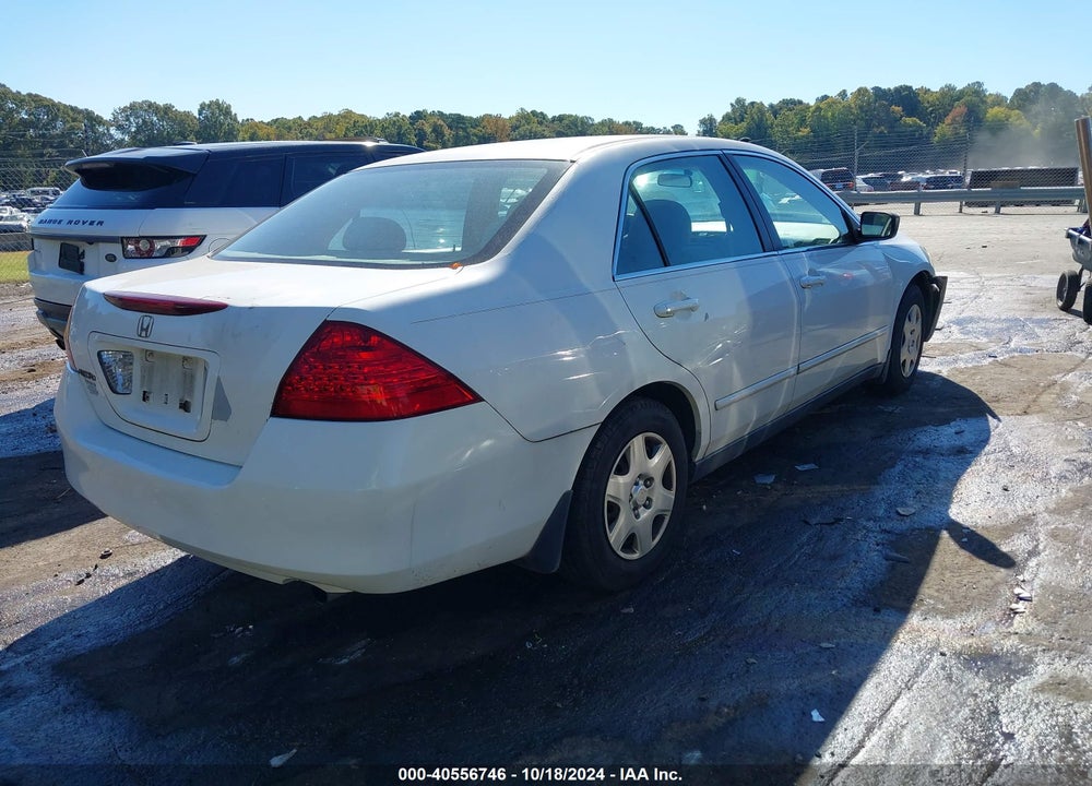 2007 HONDA ACCORD VIN: 3HGCM56487G710148