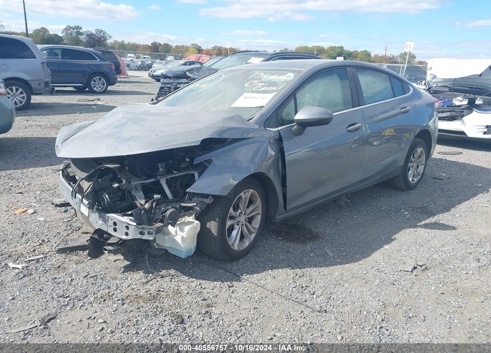 2019 CHEVROLET CRUZE LT VIN: 1G1BE5SM3K7136603
