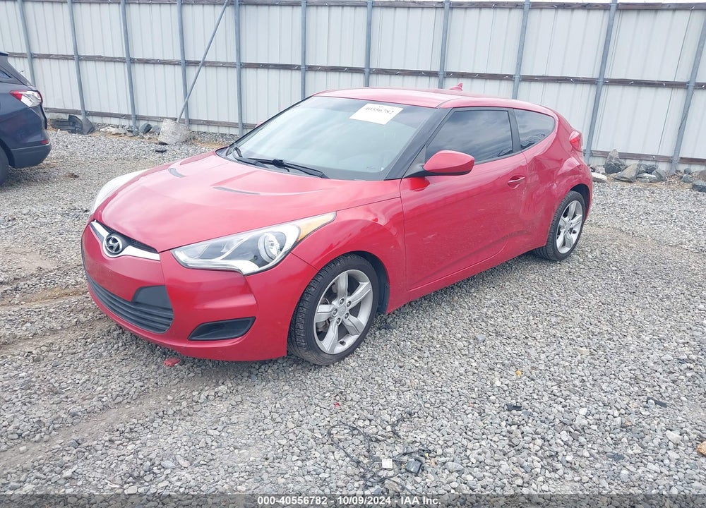 2013 HYUNDAI VELOSTER BASE W/BLACK VIN: KMHTC6AD6DU085901