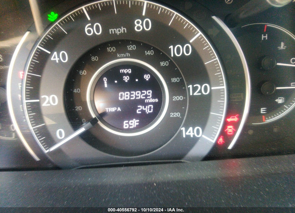 2014 HONDA CR-V LX VIN: 5J6RM3H39EL029623