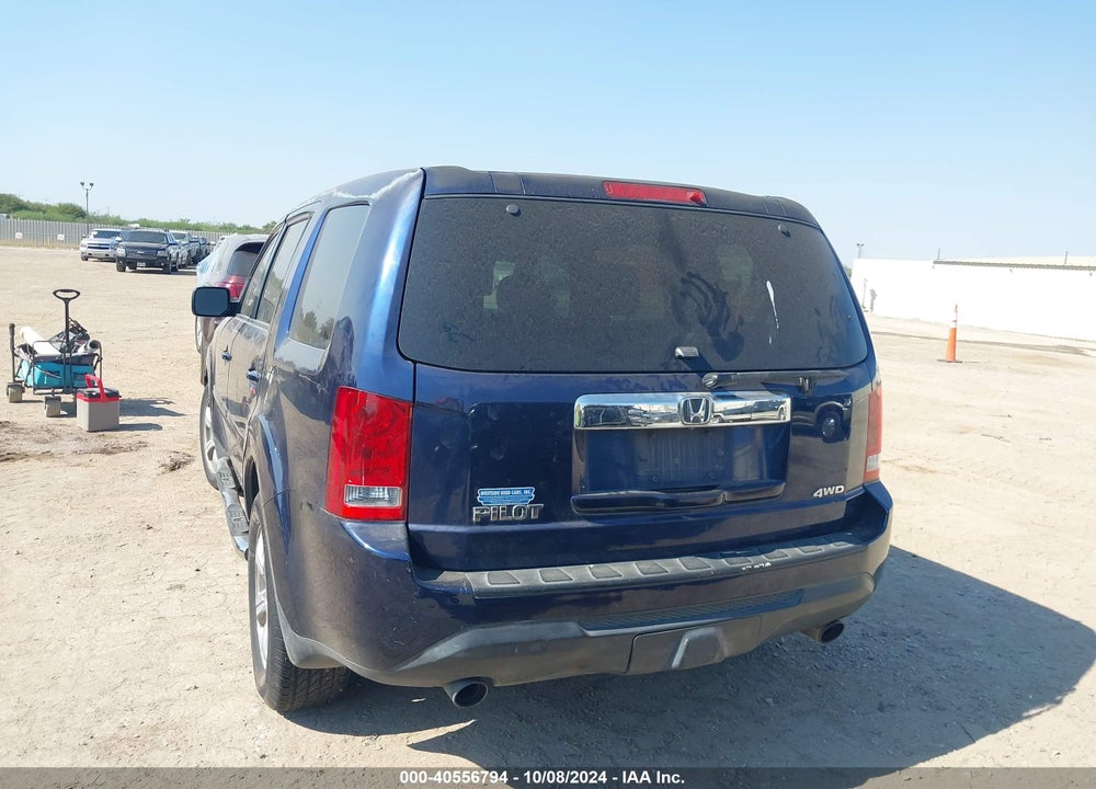 2013 HONDA PILOT EX VIN: 5FNYF4H40DB055765