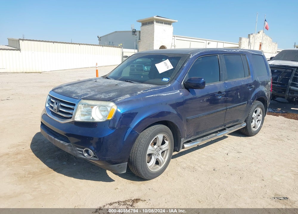 2013 HONDA PILOT EX VIN: 5FNYF4H40DB055765