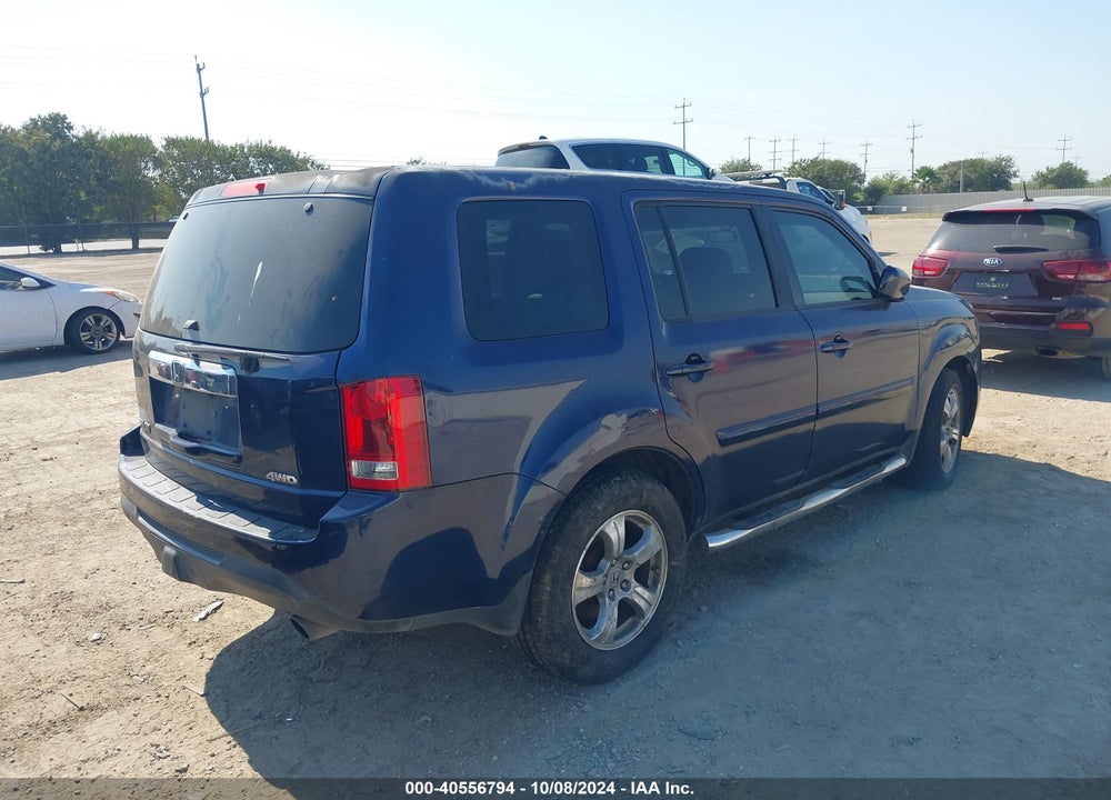 2013 HONDA PILOT EX VIN: 5FNYF4H40DB055765