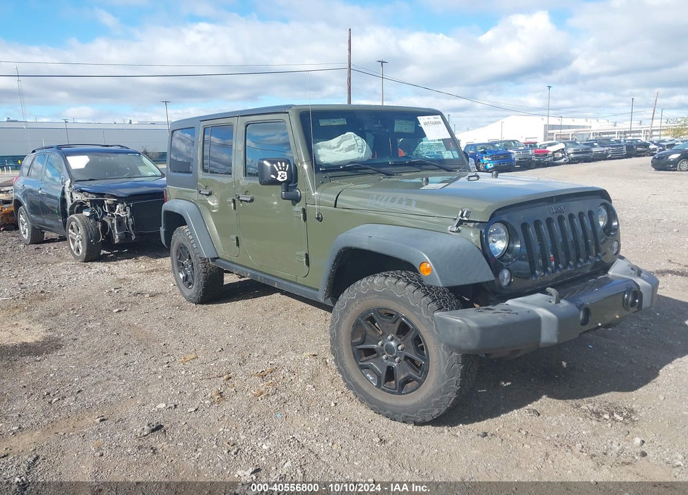 2016 JEEP WRANGLER UNLIMITED WILLYS WHEELER VIN: 1C4BJWDG4GL108212