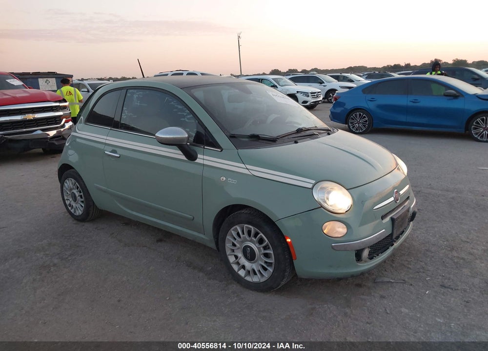 2013 FIAT 500 LOUNGE VIN: 3C3CFFCR5DT623345